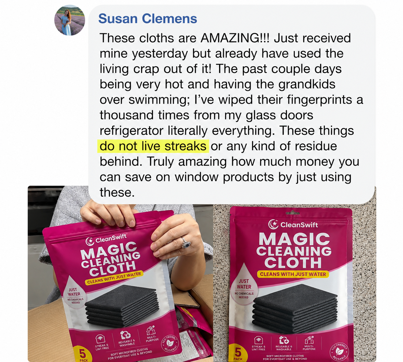 CleanSwift™ Miracle Cleaning Cloth (5-Pack)